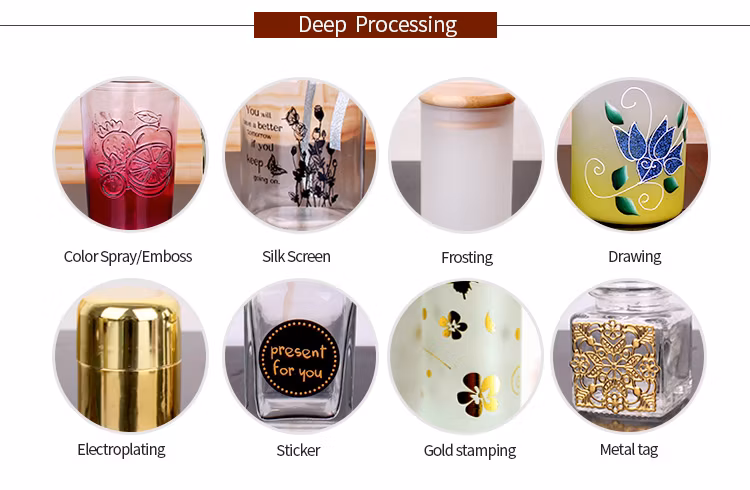 Wholesale Small High Borosilicate Glass Tube Storage Canister Jar Bottle with Aluminum Lid for Candy Spice Dry Goods Peanut Wishing