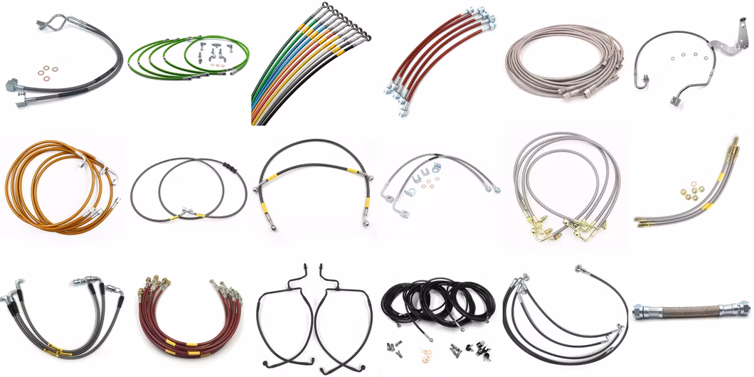 45 Degree Bened M12 M10 M8 Stainless Steel Braided PTFE Teflo N Hydraulic An3 3an 4an An4 Hose Ball Ending Banjo Fitting Connector