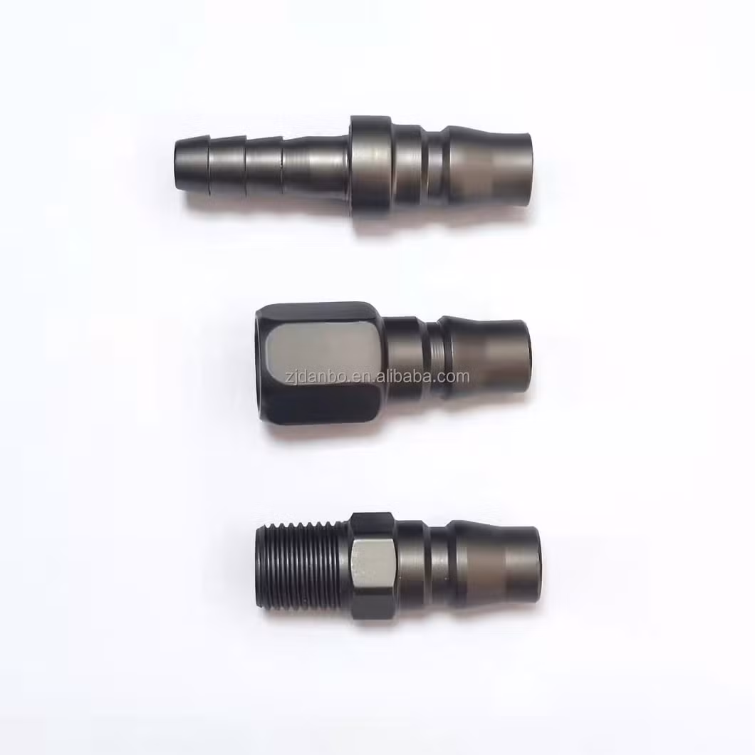 QC14 Self-Locking Hose Quick Connector Plug Socket Air Compressor Hose One Contact Coupling Pneumatic Quick Connector