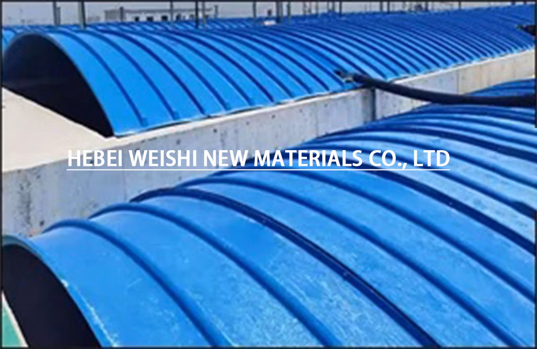 Arched Fiberglass Covers for Sewage Tanks Can Be Customized in Different Shapes, Materials and Sizes According to Needs