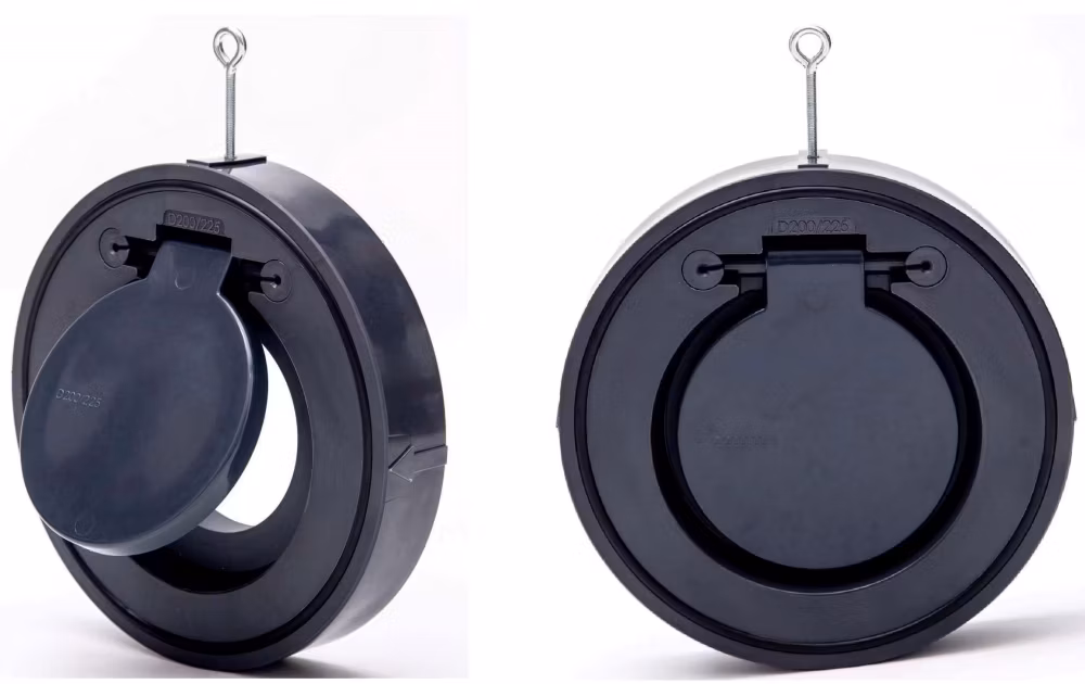 High Quality Plastic Non-Return Valve (NRV) UPVC Wafer Type Flange Water Check Valve PVC Vertical Swing Check Valve PVC Horizontal Non Return Check Valve