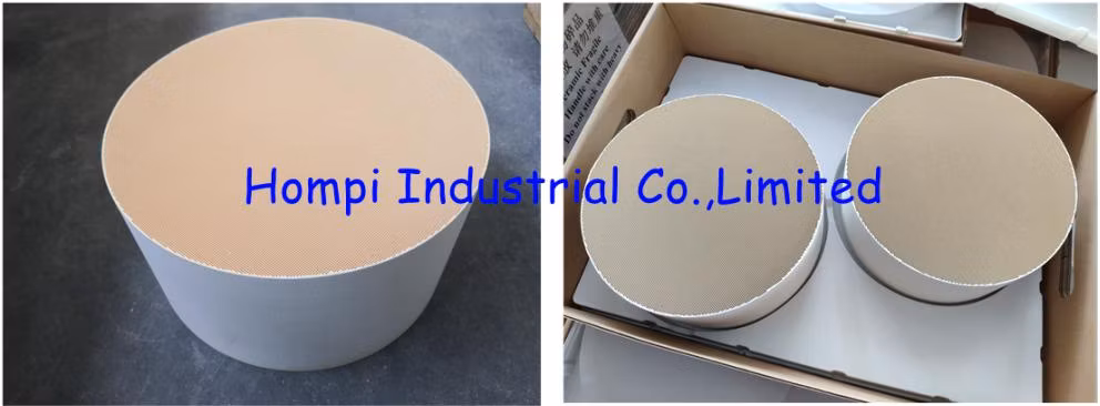 Auto Parts SCR Ceramic Honeycomb Catalytic Converters and DPF Diesel Particulate Filter for Engine Exhaust Purification System