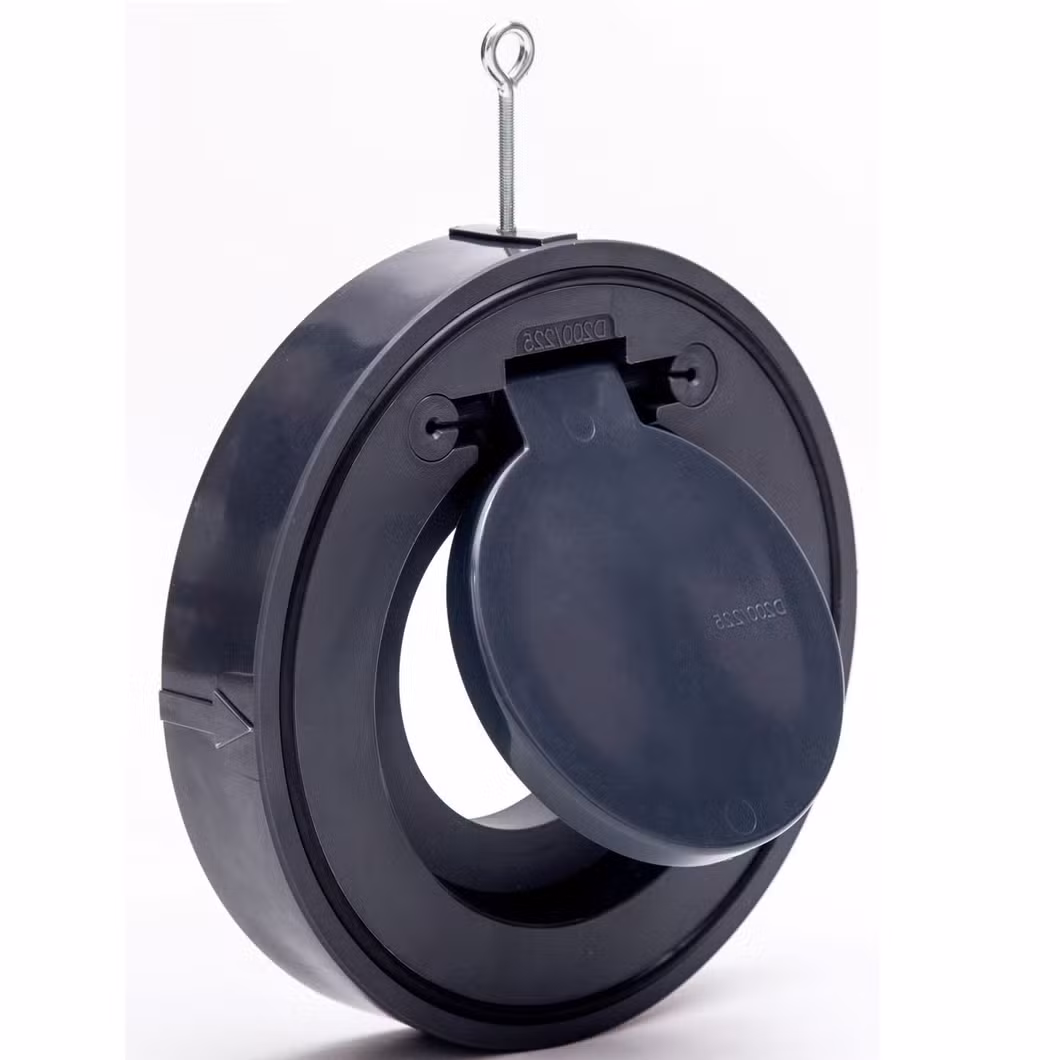 High Quality Plastic Non-Return Valve (NRV) UPVC Wafer Type Flange Water Check Valve PVC Vertical Swing Check Valve PVC Horizontal Non Return Check Valve