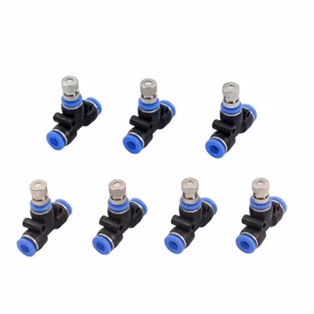 6mm Low Pressure Misting Cooling System Slip Lock Quick Connectors Humidify Watering Sprayer Atomizing Nozzle
