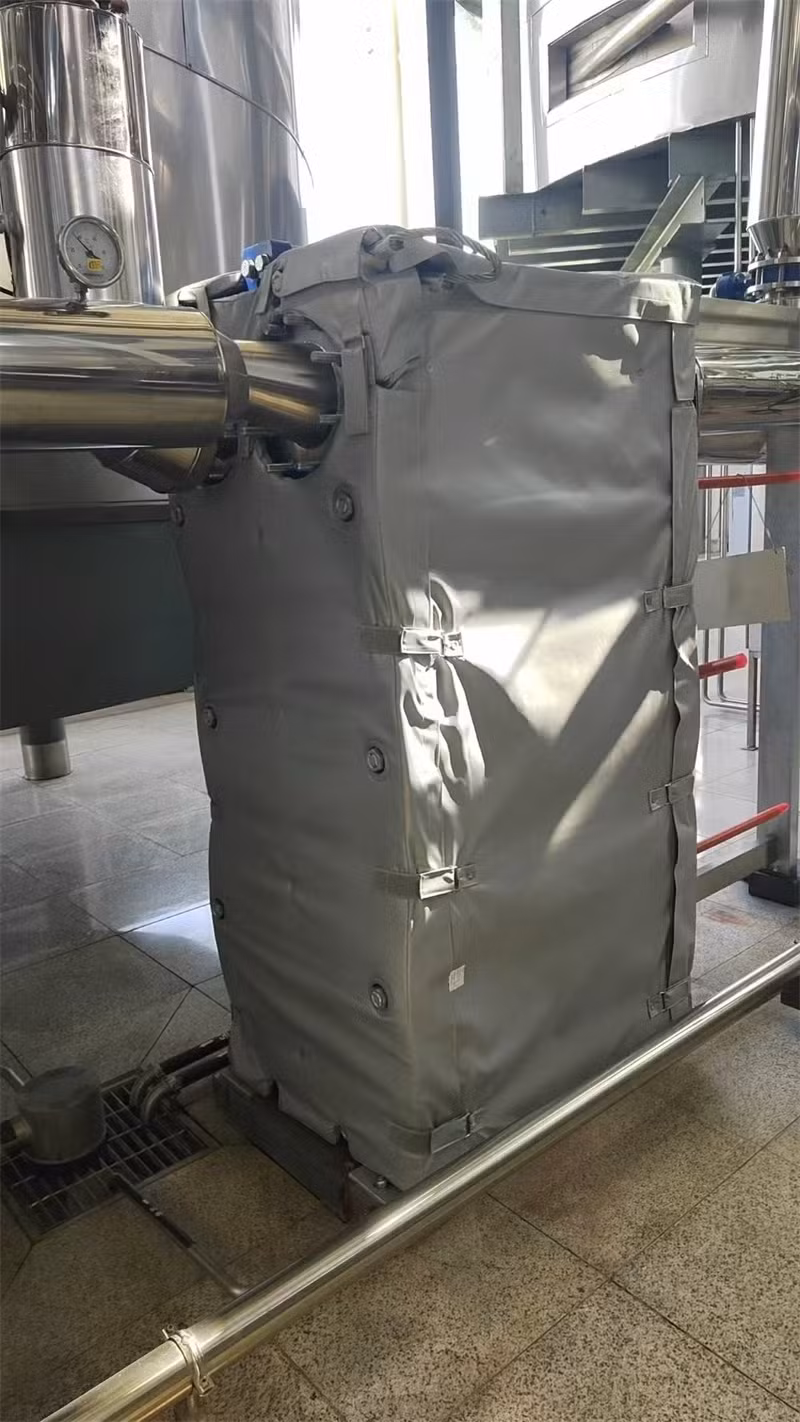 Removable Steam Pipeline Insulation Cover and Fiberglass Removable Thermal Insulation Covers Are for Valves, Panels, Flanges and Pipeline.