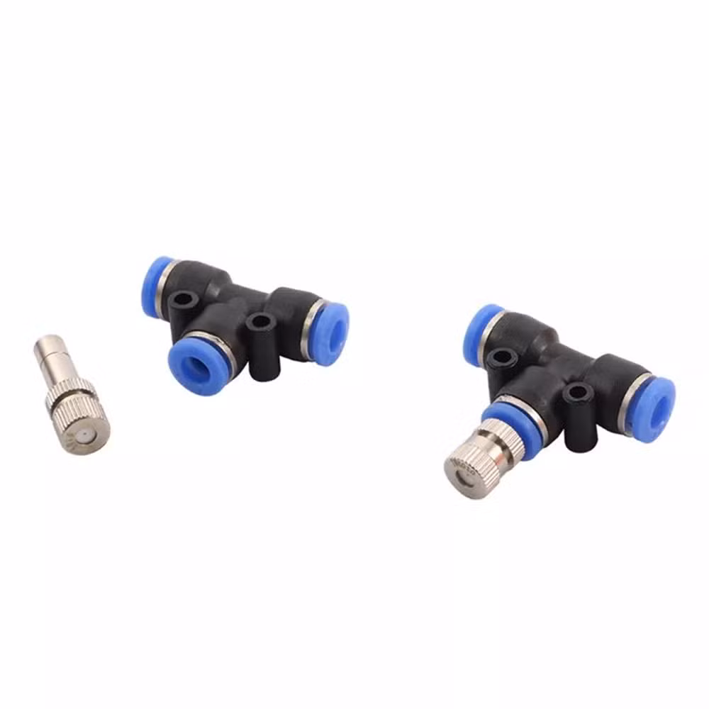 6mm Low Pressure Misting Cooling System Slip Lock Quick Connectors Humidify Watering Sprayer Atomizing Nozzle