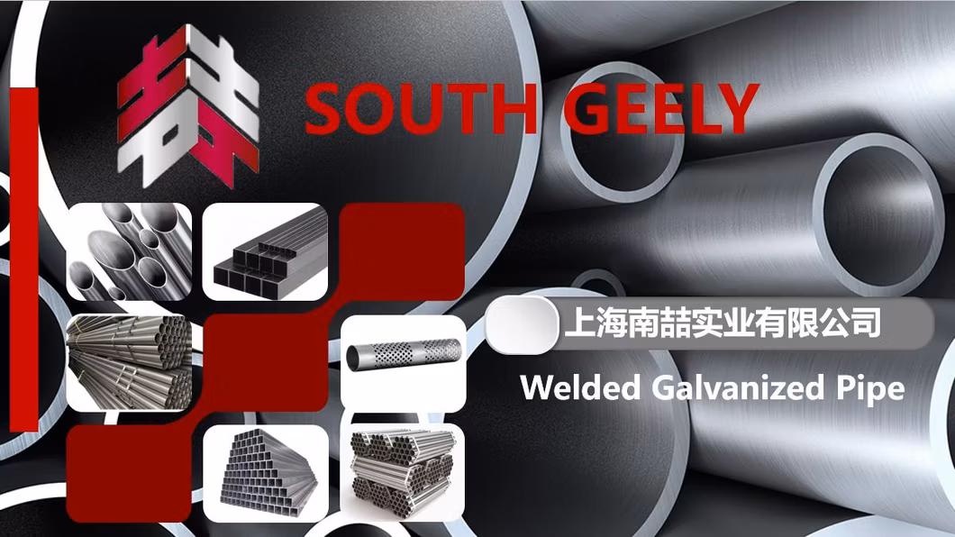 Dx51d/Dx53D Welded Galvanized/Stainless/Aluminum/Carbon/Azm/Aluzinc/Alloy/Precision ERW/Black/1/2" to 4"/Oiled/Round/Square JIS/ASTM/En Gi Steel Pipe & Tube25