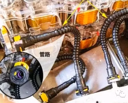Cooling Nylon Corrugated Pipes Flexible Nylon Tube for Fuel Pump and Fuel Line Easy Connection for Electrical Insulation Applications