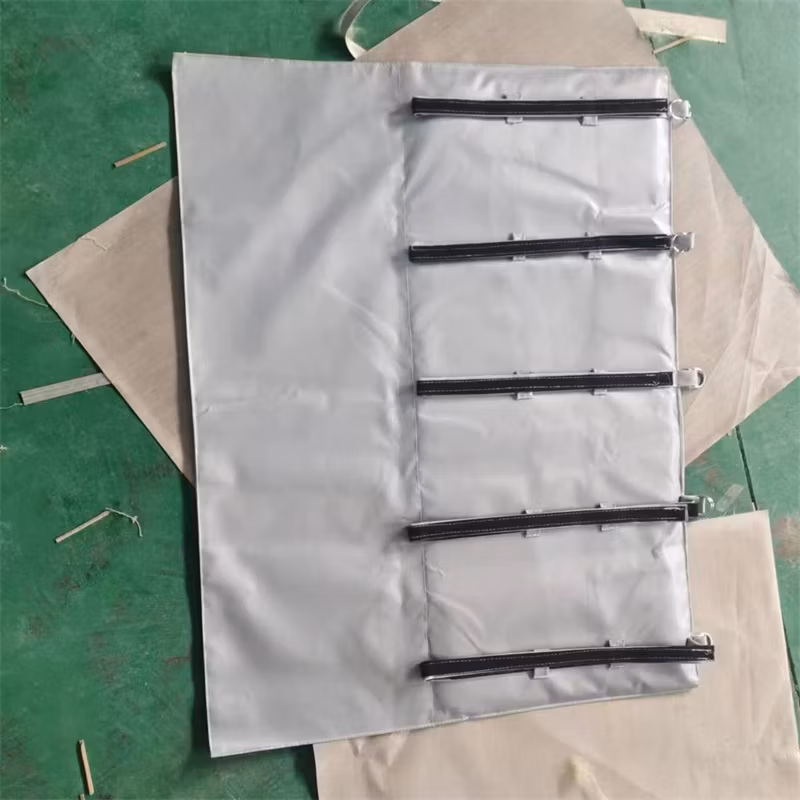 Removable Steam Pipeline Insulation Cover and Fiberglass Removable Thermal Insulation Covers Are for Valves, Panels, Flanges and Pipeline.