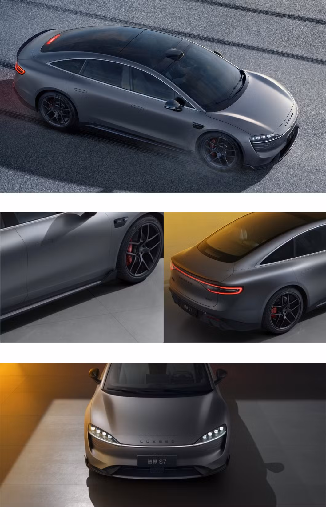 The Luxeed S7 Offers an Impressive Driving Experience with Its 550km Range, MID EV System, 300kw Motor, 70kwh Battery, Regenerative Braking, and a Host of Safet