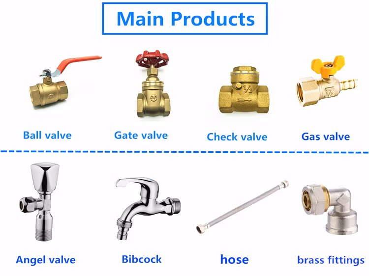 Brass Male Female Thread Water Inlet Hose Connectors for Hose Pipes