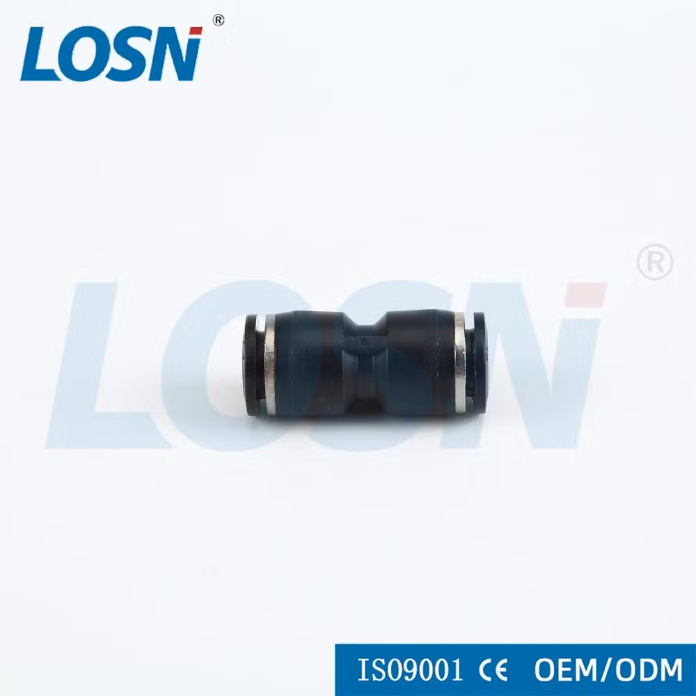 PU10 PU Straight Push Connectors Plastic Quick Release Connectors