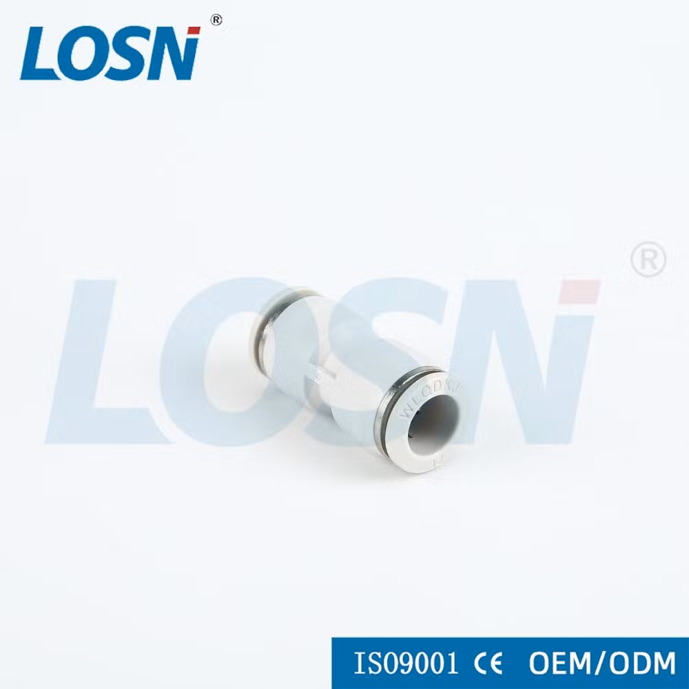 PU10 PU Straight Push Connectors Plastic Quick Release Connectors