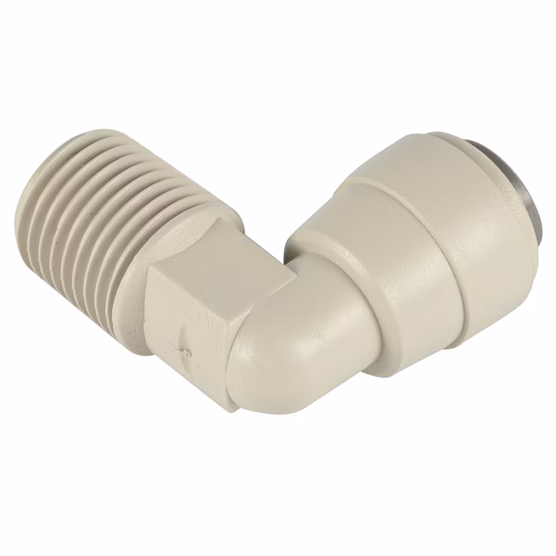 Xhnotion Pneumatic 1/4′ ′ Tube Od-1/4′ ′ BSPT Thread Male Elbow Water Filter Fittings