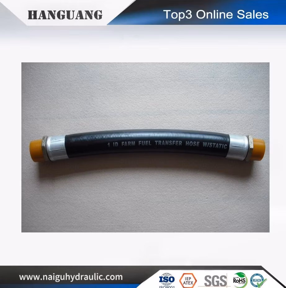NBR Rubber Fuel Oil Hose Diesel Transfer/Delivery W/Static Wire for Tank & Pump
