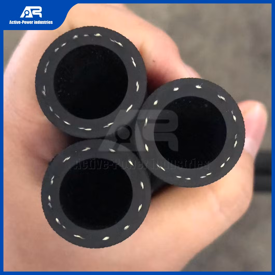 Active-Power Industries Automotive Rubber Hose Wholesaler Extruded Smooth Surface Air/Water Rubber Hose China Fiber Braided Fuel Hose