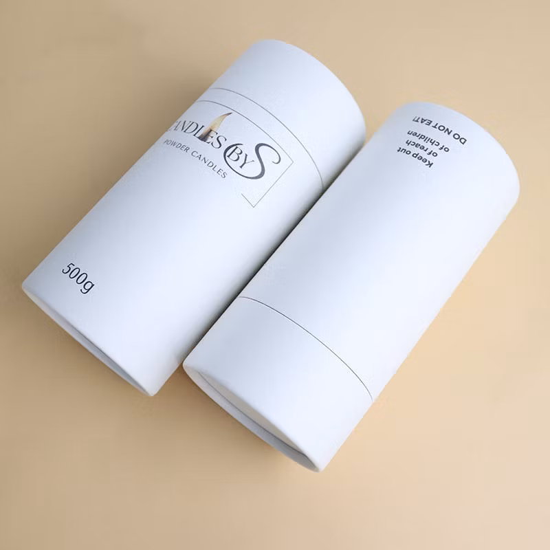 Eco-Friendly Custom Printed Kraft Paper Cans for Unique Product Presentation