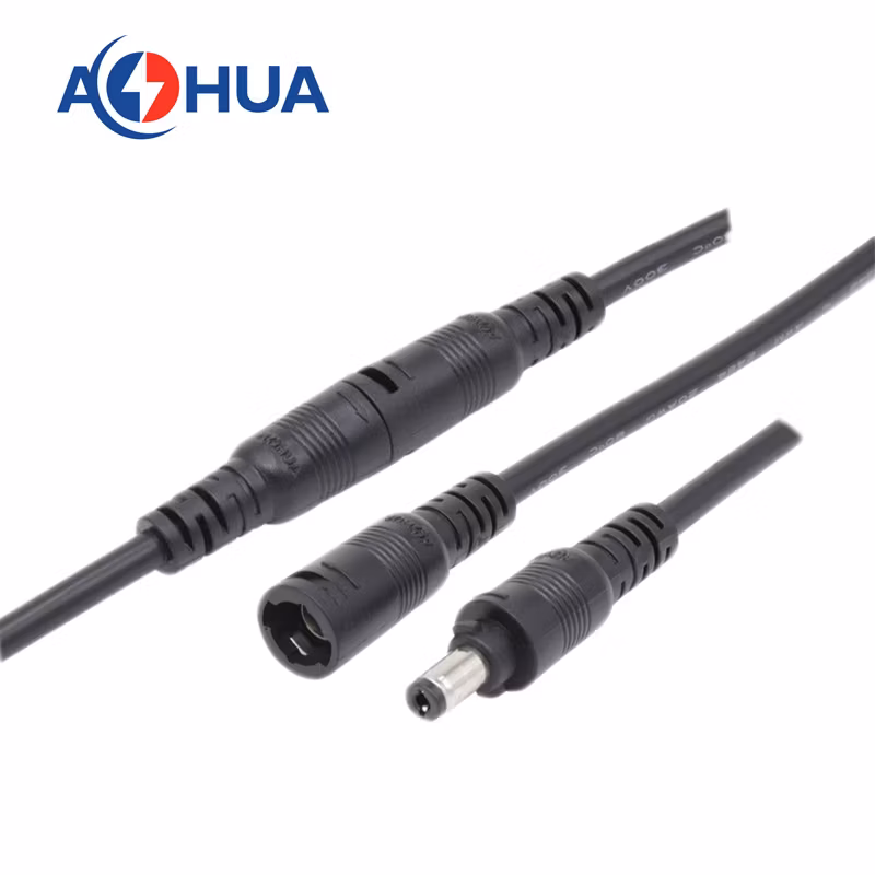 Ahua 20 22 24AWG Cable M13 White Quick Lock Male Female LED Strip Light DC Plug Electronic 2 Pin DC Wire Connector