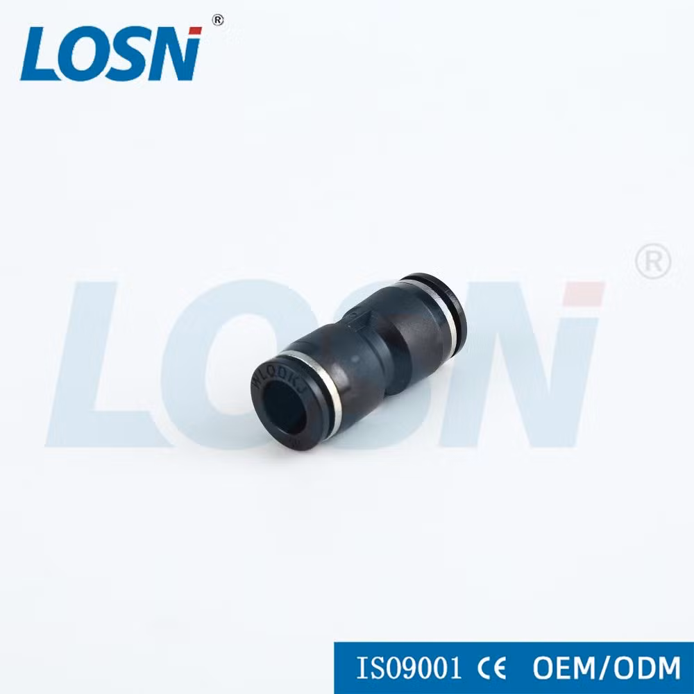 PU10 PU Straight Push Connectors Plastic Quick Release Connectors