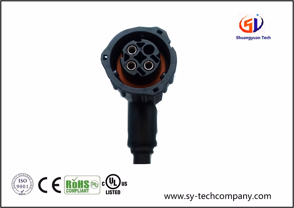 Injection Molding Assemble Auto ABS New Energy Vehicles Car Cable Customizable Electromagnetic Valve Wheel Speed Sensor Connector
