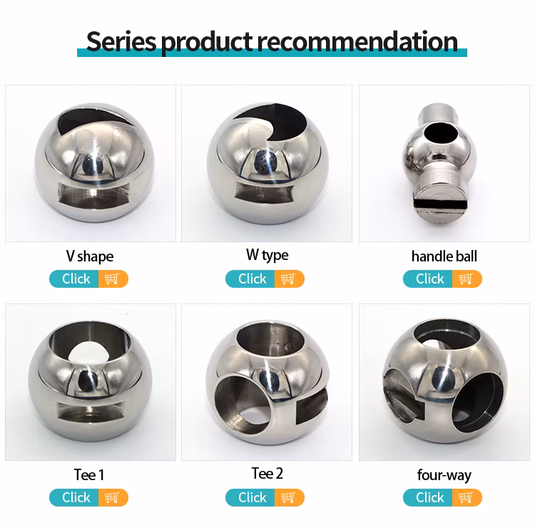 Stainless Steel 304 201 316L Small Metal Stainless Steel Ball Valve Parts for Float Ball Valve
