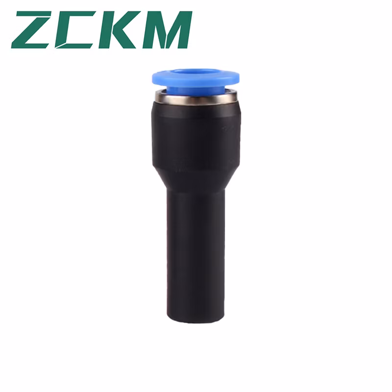 Blue Plastic Pneumatic Quick Straight Plug Reducer Fittings Air Hose Connectors