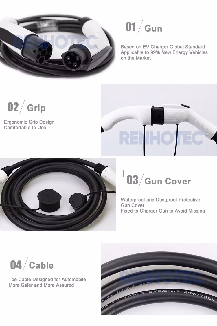 IEC CCS Combo2 DC 150A Plug Connector EV Car for Vehicle End