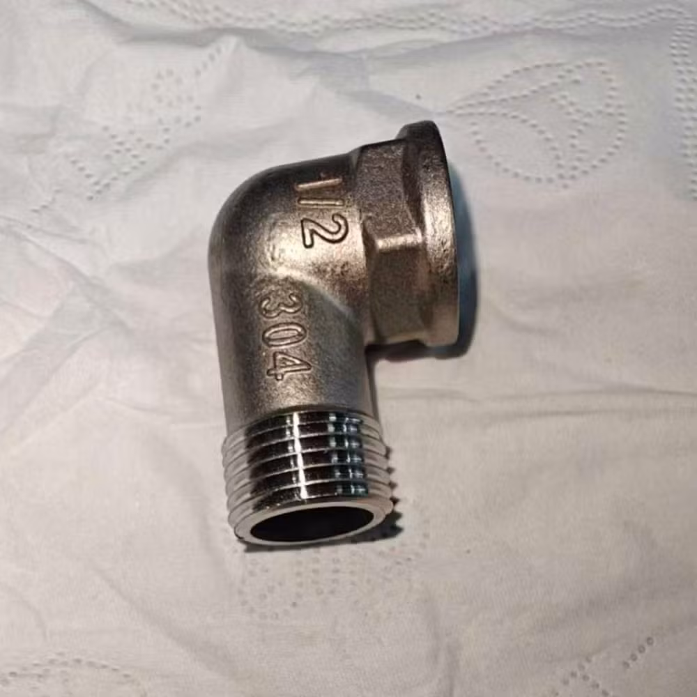 Stainless Steel Ferrule Connector Pipe Nipple Female Fitting Elbow