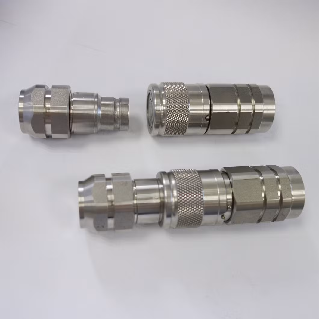 Naiwo Nwp4 Flat Face Hydraulic Quick Release Coupling Stainless Steel Quick Coupler