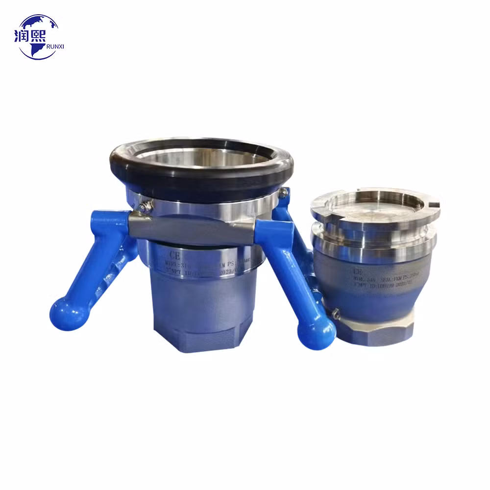 Fluid Loading Unloading High Pressure Stainless Steel 304/316 Dry Break Ddc Coupling