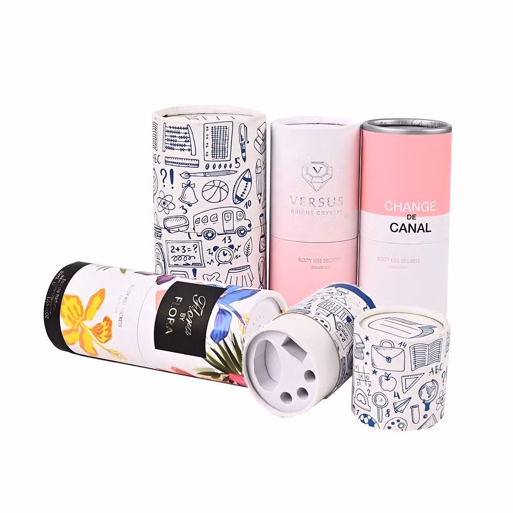Eco-Friendly Custom Printed Kraft Paper Cans for Unique Product Presentation