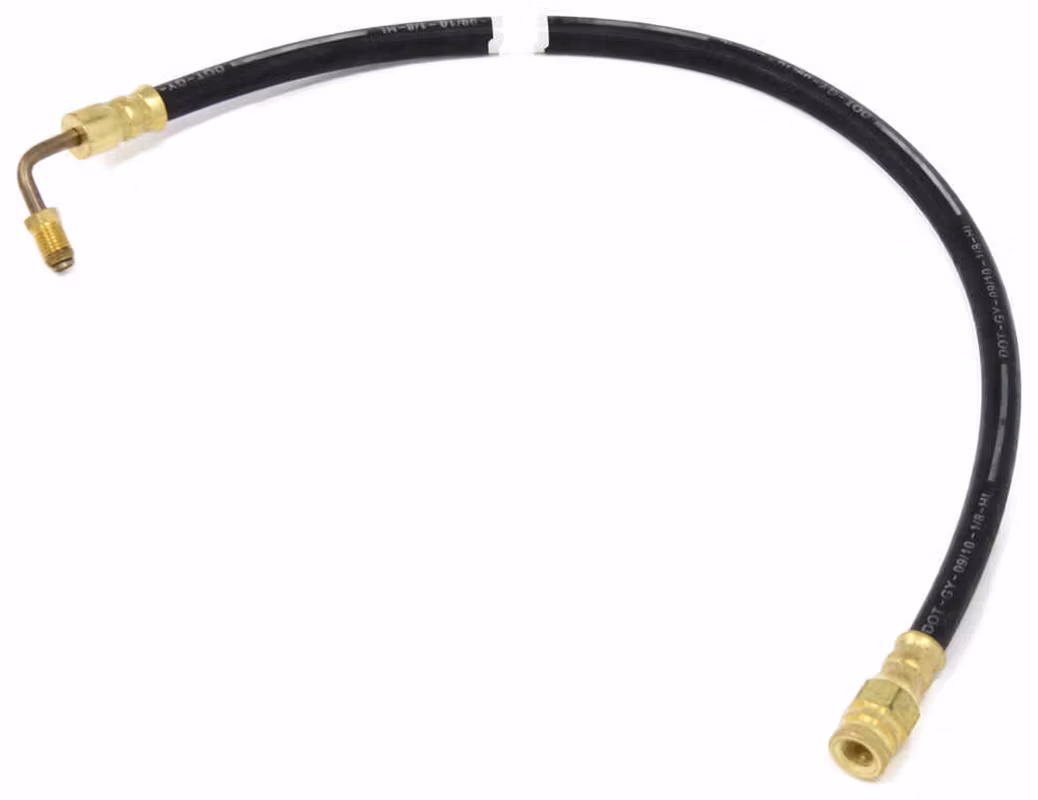 Kodiak Hydraulic Brake Hose With 90-Degree Male Fittings and Stainless Flares