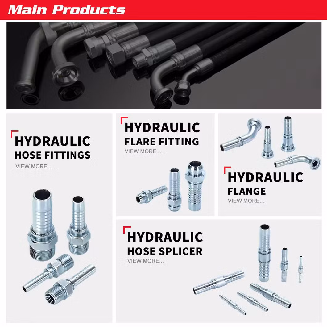 Hydraulic Connectors Male Cone Seat Hydraulic Hose Fitting Male Thread Hydraulic Pipe Parker Fittings