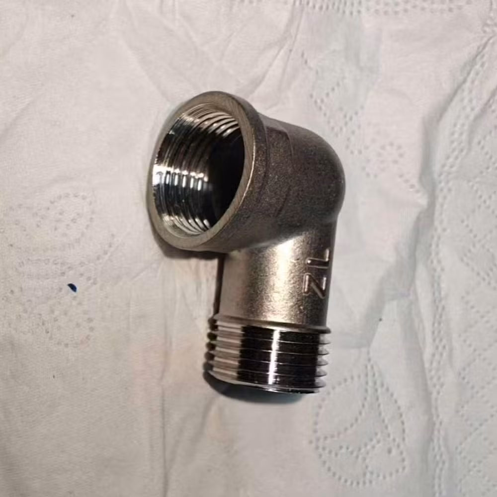 Stainless Steel Ferrule Connector Pipe Nipple Female Fitting Elbow
