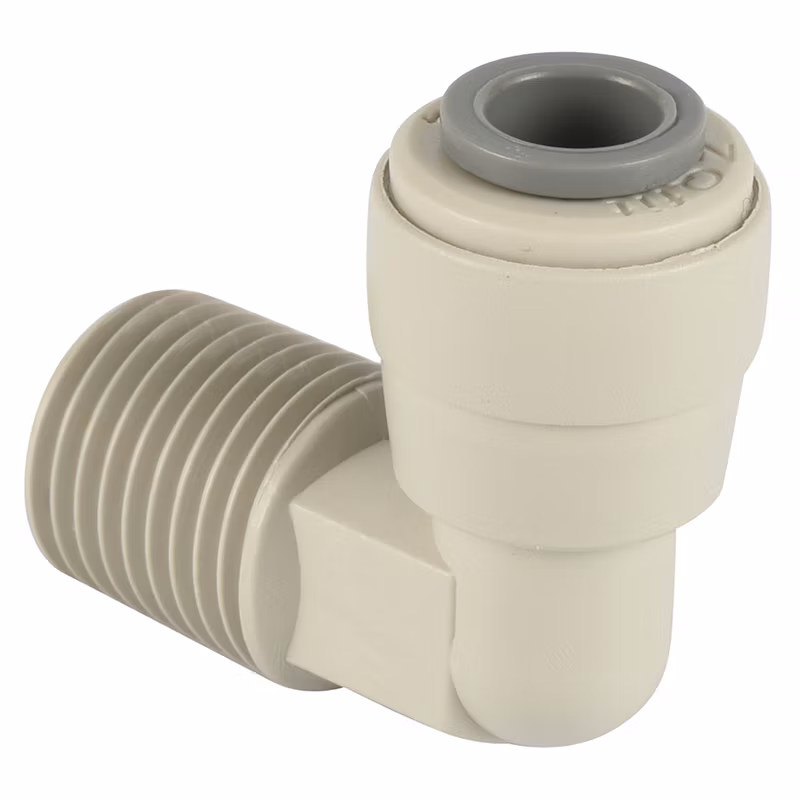 Xhnotion Pneumatic 1/4′ ′ Tube Od-1/4′ ′ BSPT Thread Male Elbow Water Filter Fittings