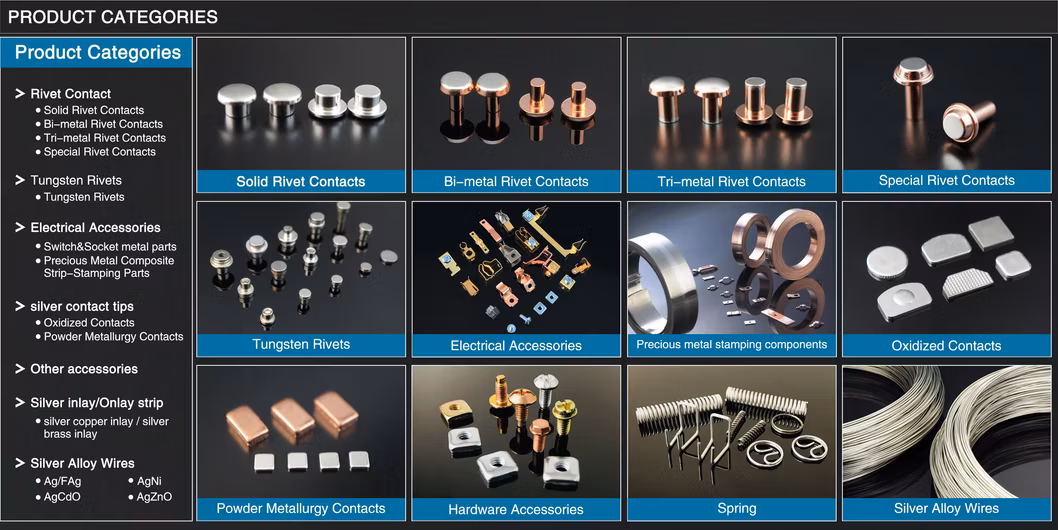 Electrical Switch Socket Terminal Contact Part Metal Silver Socket Stamping Part Plugs Sockets Accessories
