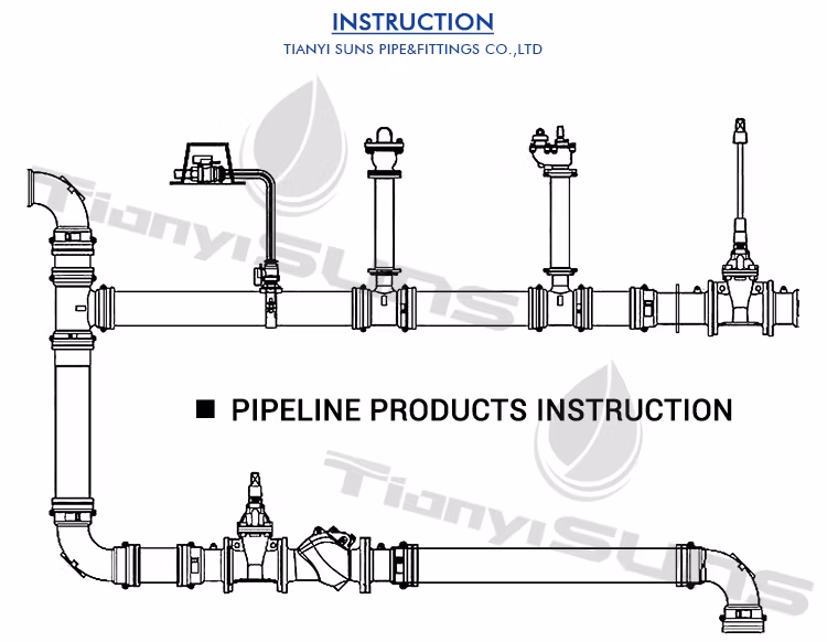 En14525 DN1000 Range Wide Ductile Iron Di Double Flange Dismantling Joints