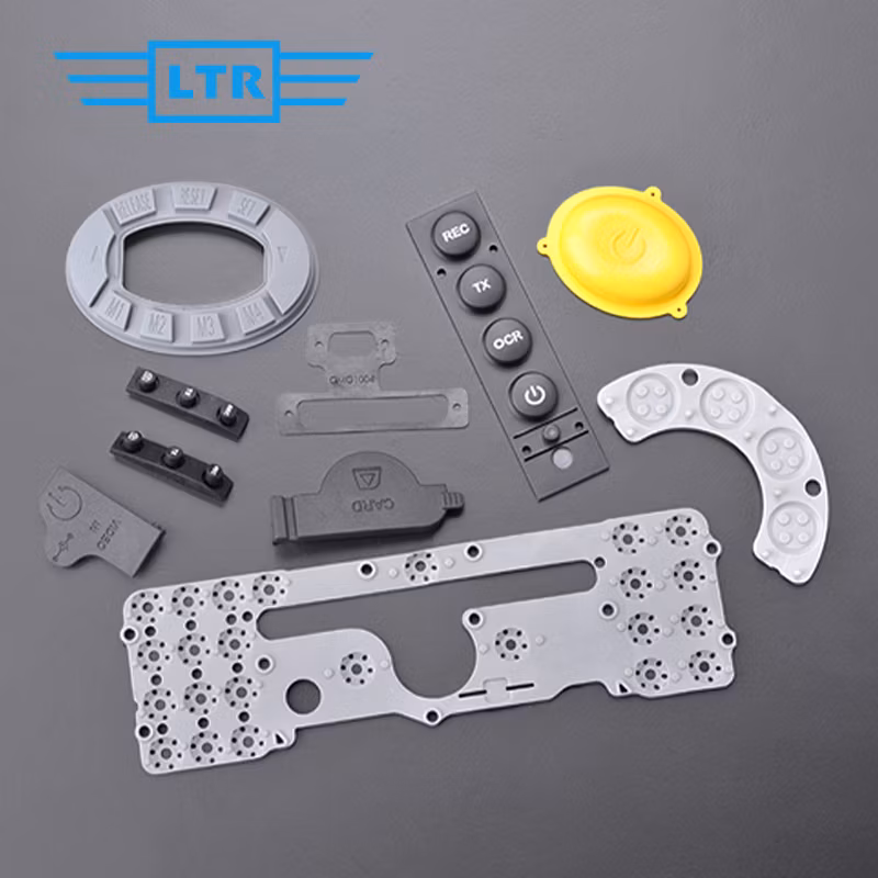 Rubber Keyboard Push Buttons Electronic Keypads Rubber Button Made Keypad OEM Custom Silicone Screen Printing Durable Aceeptable