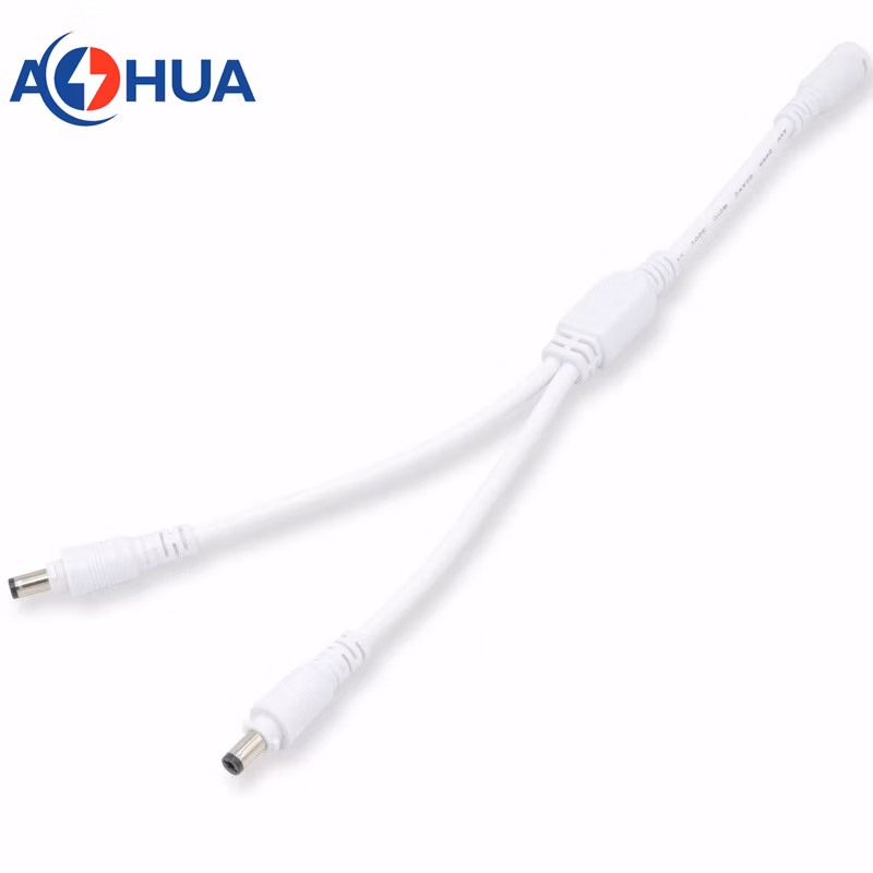 Car Video Monitoring System DC Power M13 Quick Connector 5.5*2.1 5.5*2.5mm Molded with Cable Connector