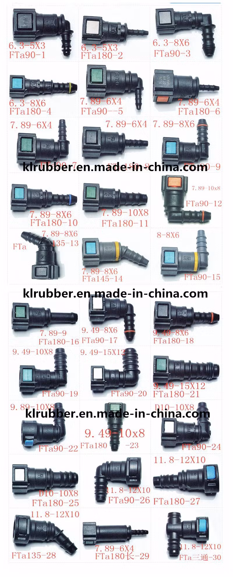 Fuel Injector Return Line T Type Quick Connector
