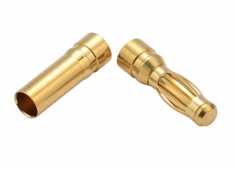 Male Female Elastic Conductive Connector Soldered to Cable Connector