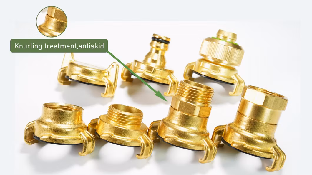 3/4 Inch Brass Quick Connector for Garden Water Hose OEM ODM Sanitary Copper Pipe Steel Connection Fittings