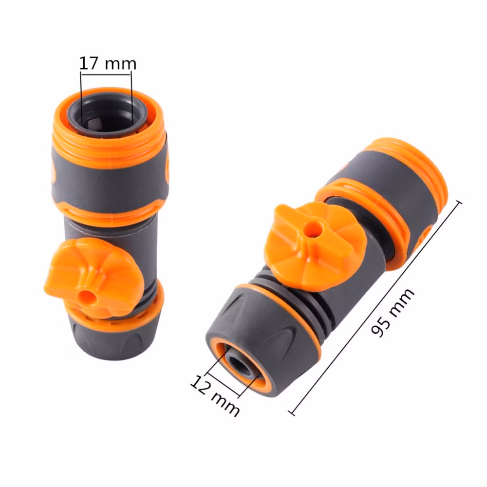 Garden 1/2 Inch Hose Quick Connector Water Control Switch Irrigation Coupling Car Washing Quick Joint