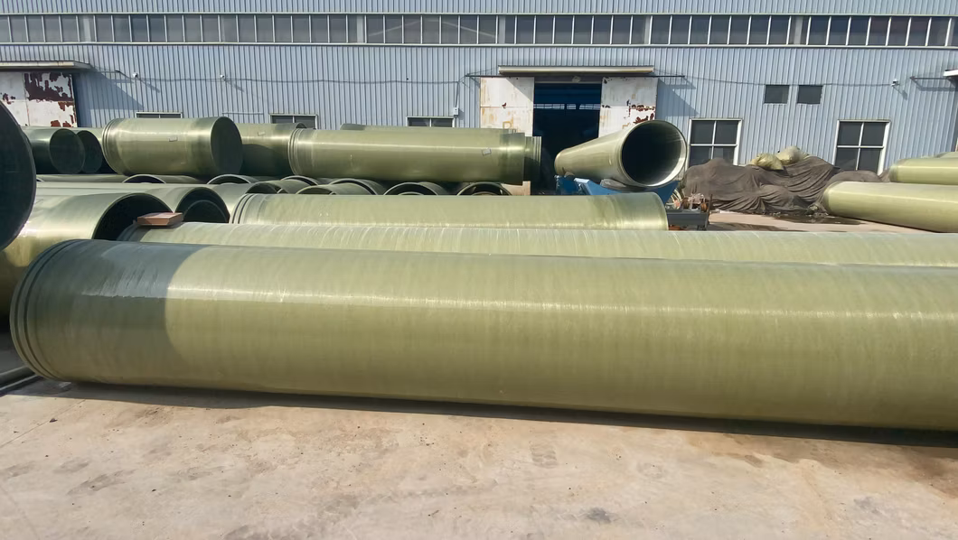 Fiberglass Reinforced Plastics Pipe Underground Sewage Drainage FRP Pipe Cable Protection FRP Pipe