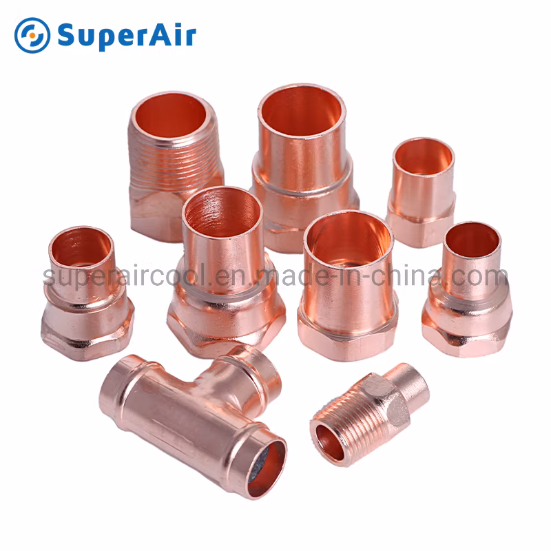 Solder Ring Copper Pipe Connecting Fittings Elbow Reducer Cap