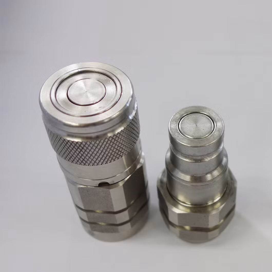 Naiwo Nwp4 Flat Face Hydraulic Quick Release Coupling Stainless Steel Quick Coupler