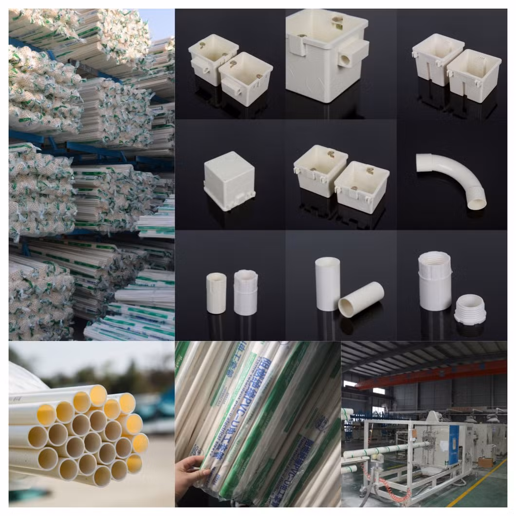 China Factory PVC Plastic Pipe Fittings Elbow Plastic Connector