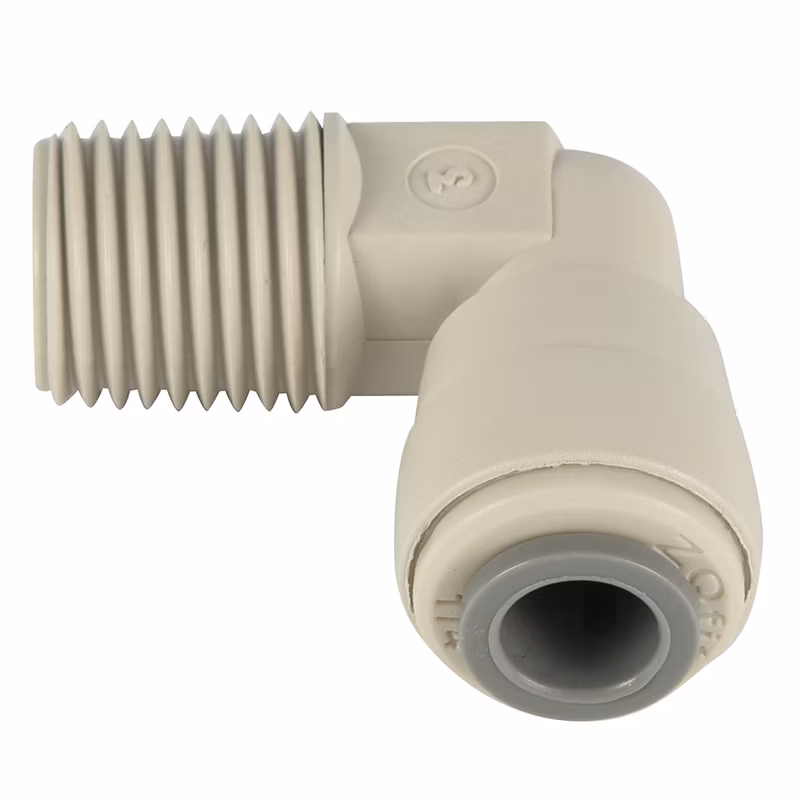 Xhnotion Pneumatic 1/4′ ′ Tube Od-1/4′ ′ BSPT Thread Male Elbow Water Filter Fittings