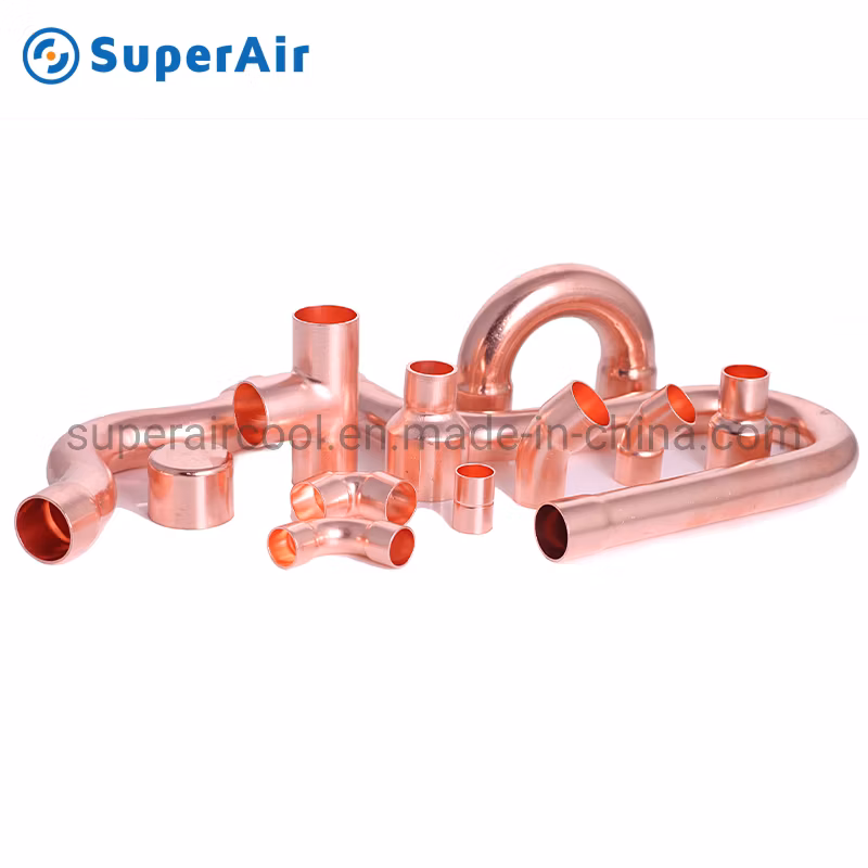 Solder Ring Copper Pipe Connecting Fittings Elbow Reducer Cap