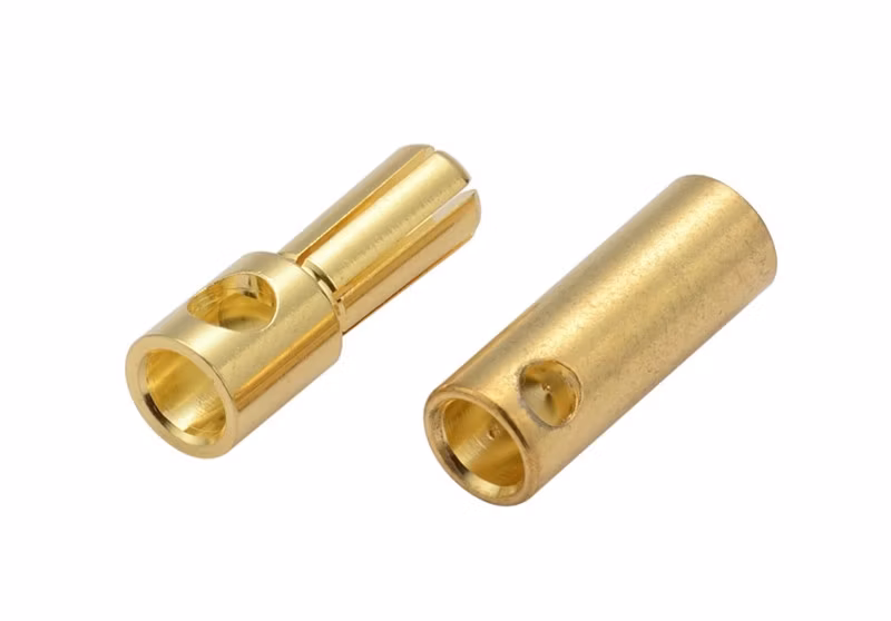 Male Female Elastic Conductive Connector Soldered to Cable Connector